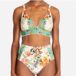 Johnny Was "Holly" 2 Piece Bathing Suit. NWT. Size M